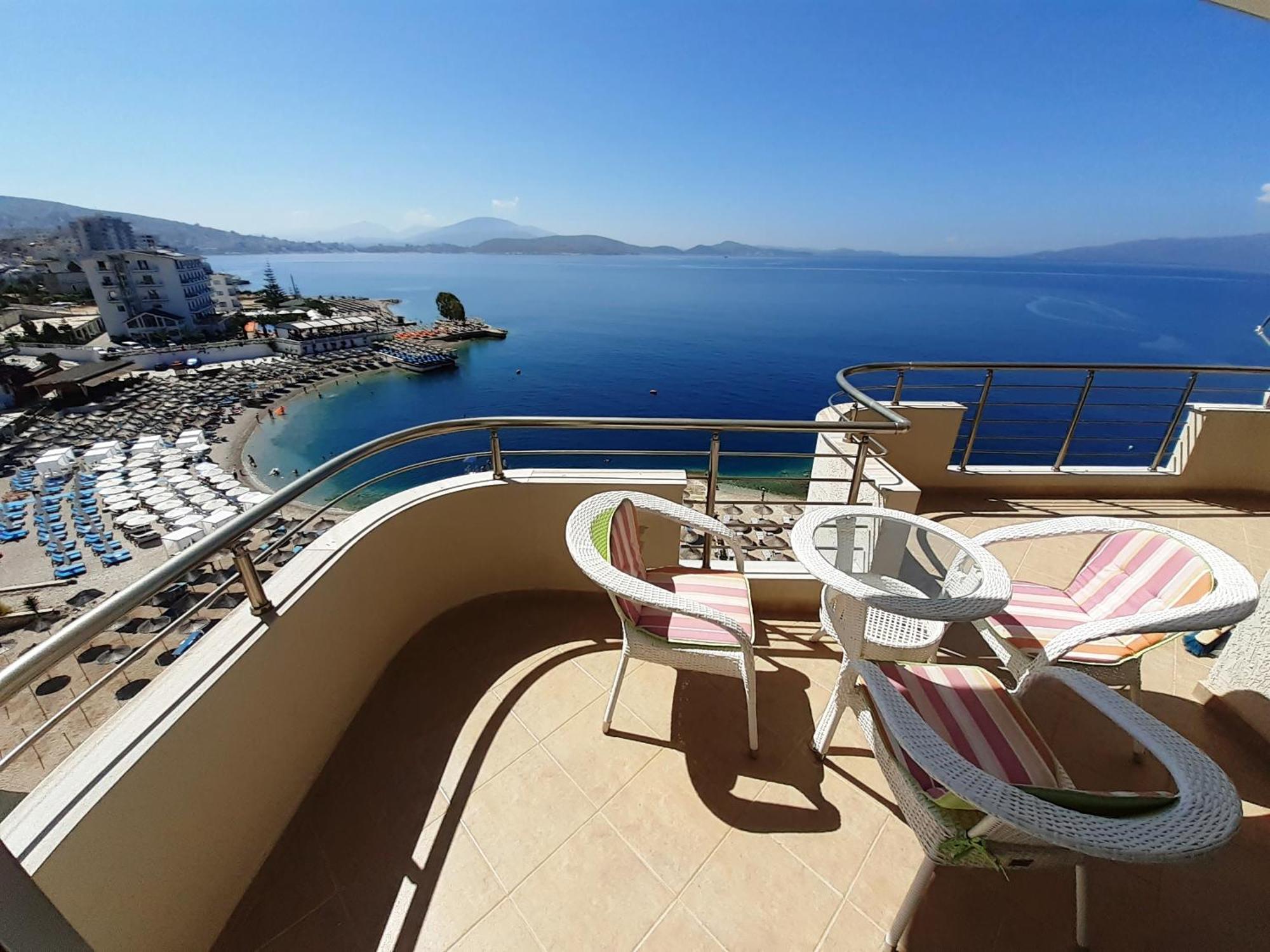Agora Sea View Apartment Sarande Exterior photo